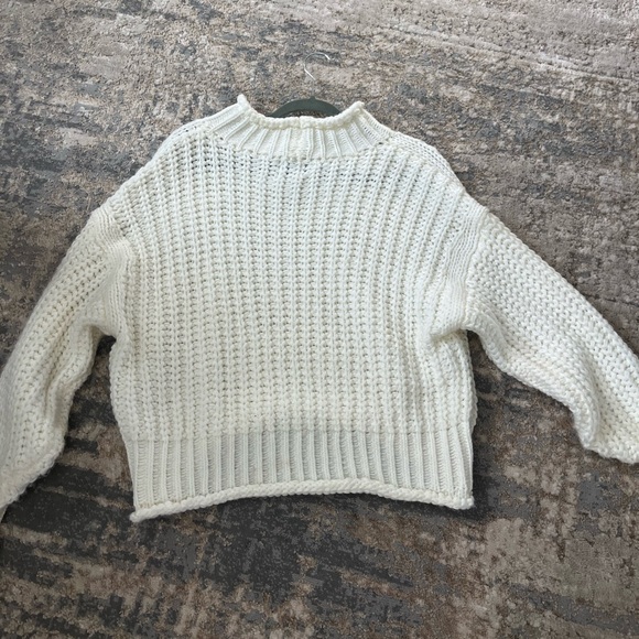 White Knit Sweater - Picture 2 of 4